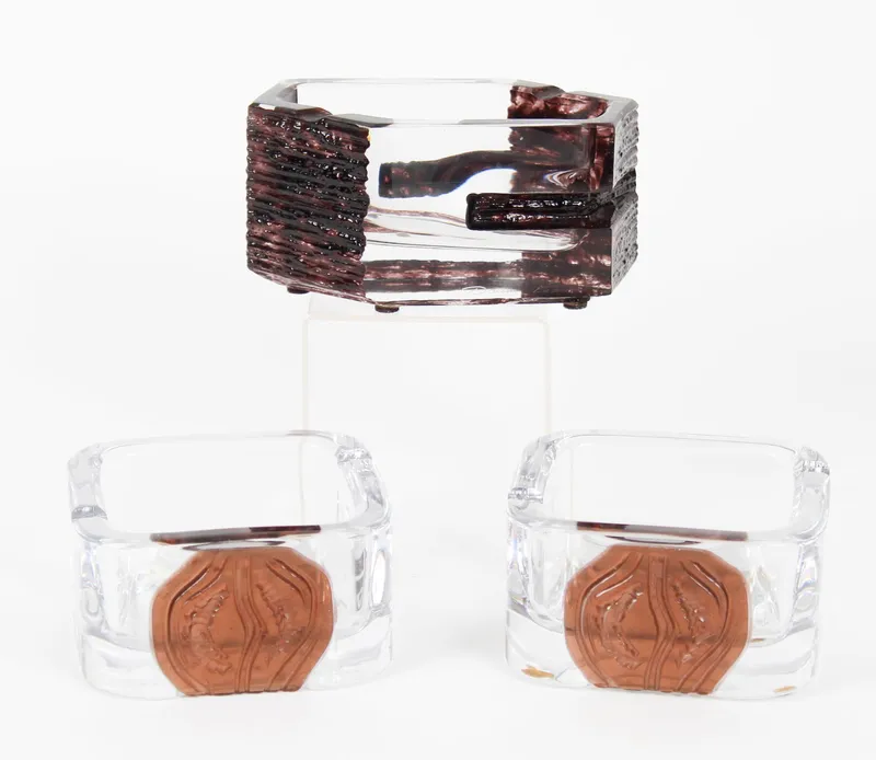 Daum Crystal Ashtrays from auction in West Chester, Pennsylvania — image 40