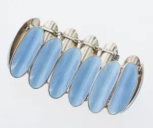 David Andersen Silver Enamel Bracelet, Willy Winnaess