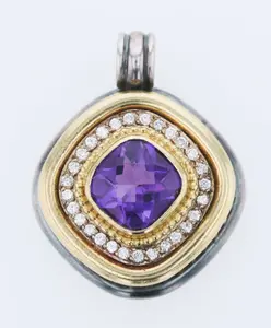 Ruud Kahle Amethyst Diamond Pendant