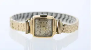 Bucherer 18K Gold Case Ladies Watch