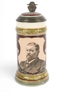 Mettlach George Ehret Brewery Stein