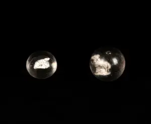 Two Sulphide Marbles, Frog & Sheep
