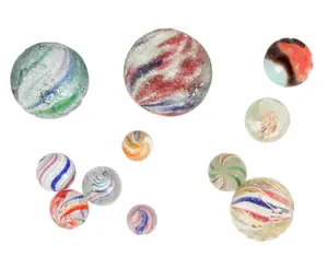 Antique German Onion Skin Marbles, Etc.