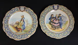 2 Porquier Beau Plates