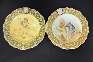 2 Porquier Beau Plates
