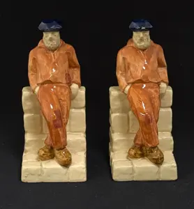 Pair HB Quimper Bookends