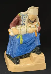 Rare HenRiot Quimper Figural