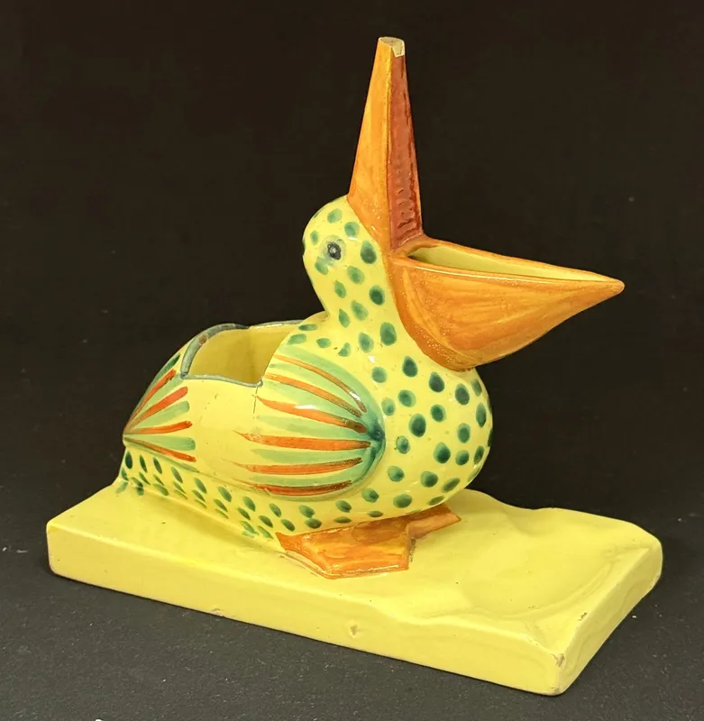 HB Quimper Polka Dot Pelican from auction in Flower Mound, Texas — image 47