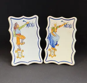 2 Porquier Beau Menu Boards