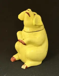 HB Quimper Pig Mustard Pot
