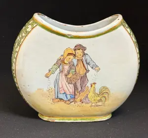 Porquier Beau Moon Vase