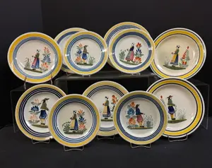 11 HenRiot Quimper Items