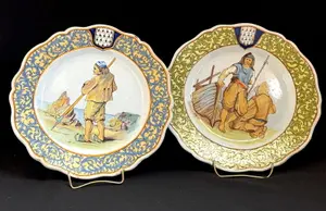 2 Porquier Beau Plates