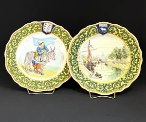 2 Porquier Beau Plates