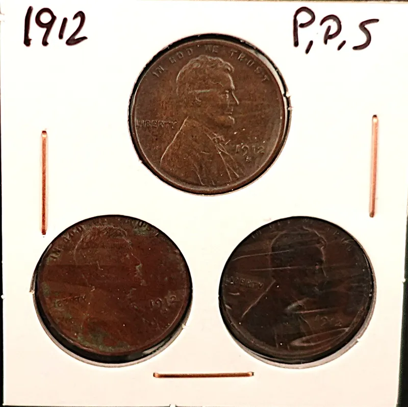 Set of 1912 Wheat Cents from auction in Harker Heights, Texas — image 15