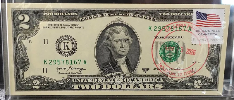 (2) 2017A $2 Note from auction in Harker Heights, Texas — image 27