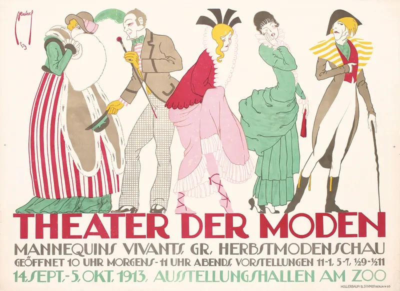Theater der Moden by Ernst Deutsch, 1913 from auction in Clayton, California — image 6