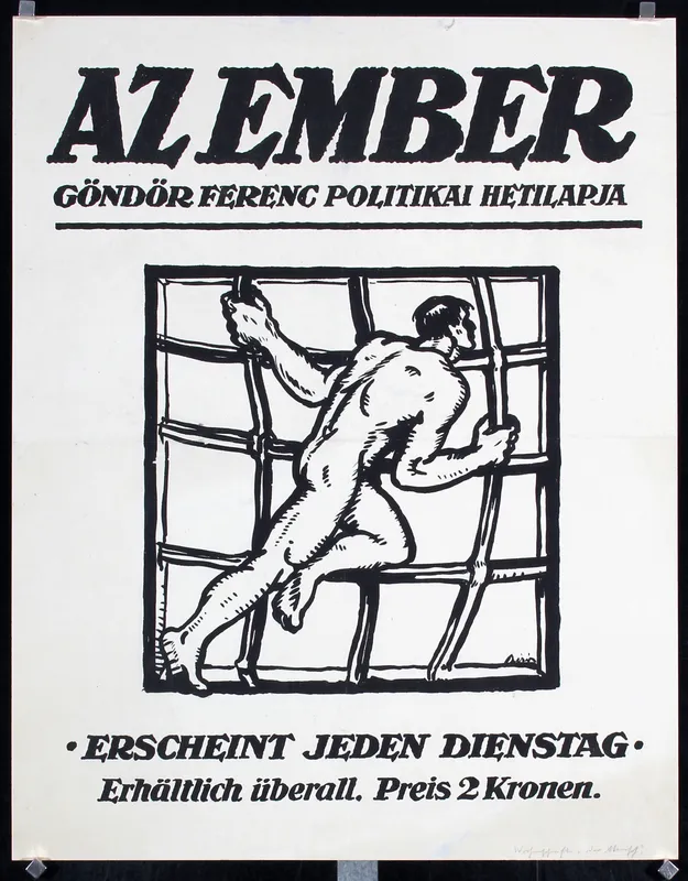 Az Ember by Mihaly Biro, ca. 1919 from auction in Clayton, California — image 17