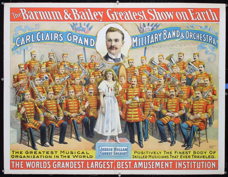 Barnum & Bailey - Carl Clair's Band, 1895 from auction in Clayton, California — image 32