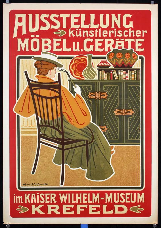 Ausstellung künstlerischer Möbel by Woude, 1898 from auction in Clayton, California — image 34