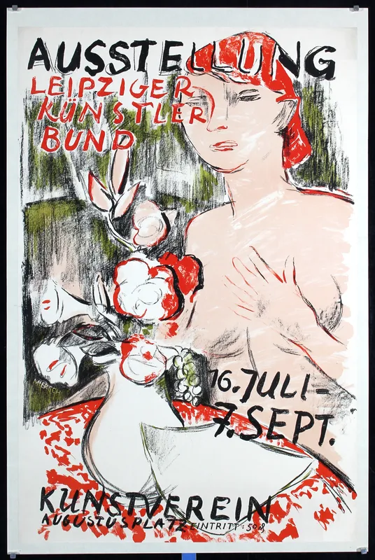 Ausstellung Leipziger Künstlerbund by Karl Miersch, 1927 from auction in Clayton, California — image 47