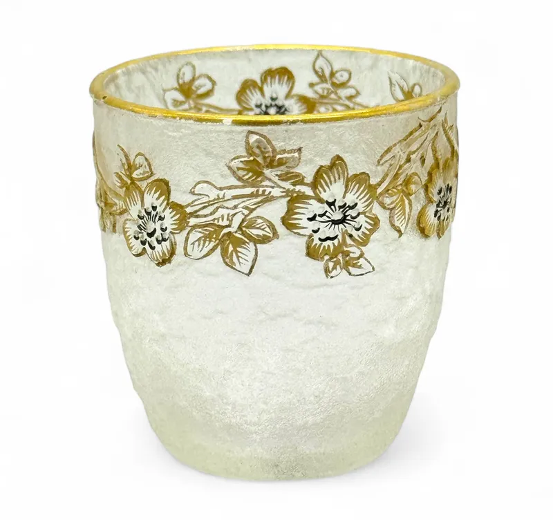 Daum Nancy Gold Gilded Frosted Glass Cup from auction in Saint Paul, Minnesota — image 18