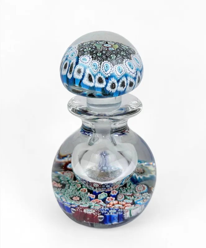 Millefiori Murano Art Glass Perfume Bottle from auction in Saint Paul, Minnesota — image 31