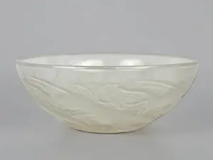 R. Lalique "Chiens" Glass Bowl