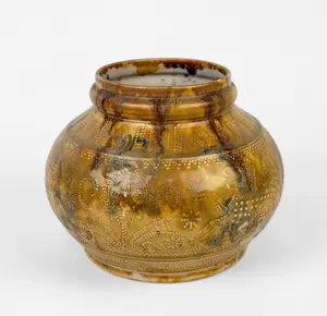 Tiffany Studios LCT Pottery 'Lion' Vase