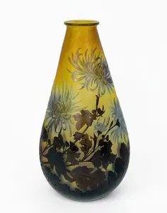 Emile Galle 'Chrysanthemum' Vase
