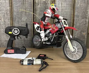 RadioShack Honda CR250R Remote Controlled Motorcycle Featuring Ricky Carmichael