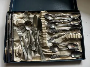A Collection of Wm. A. Rogers and Son Hamilton Pattern Silver Plated Flatware