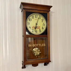 Ridgeway Coca-Cola Advertising Regulator Style Pendulum Wall Clock