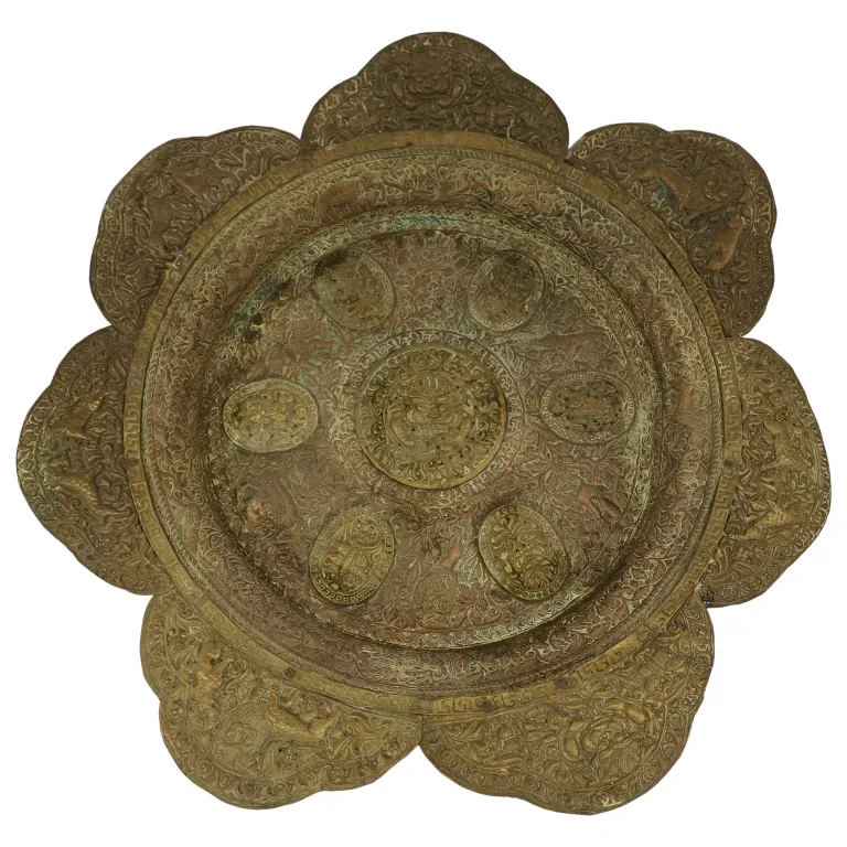 Persian Hammered Copper Footed Tazza from auction in Spring Valley, New York — image 10