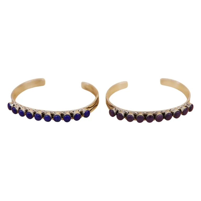 P.D. Coonsis Zuni Stacking Sterling Stone Cuffs from auction in Spring Valley, New York — image 22