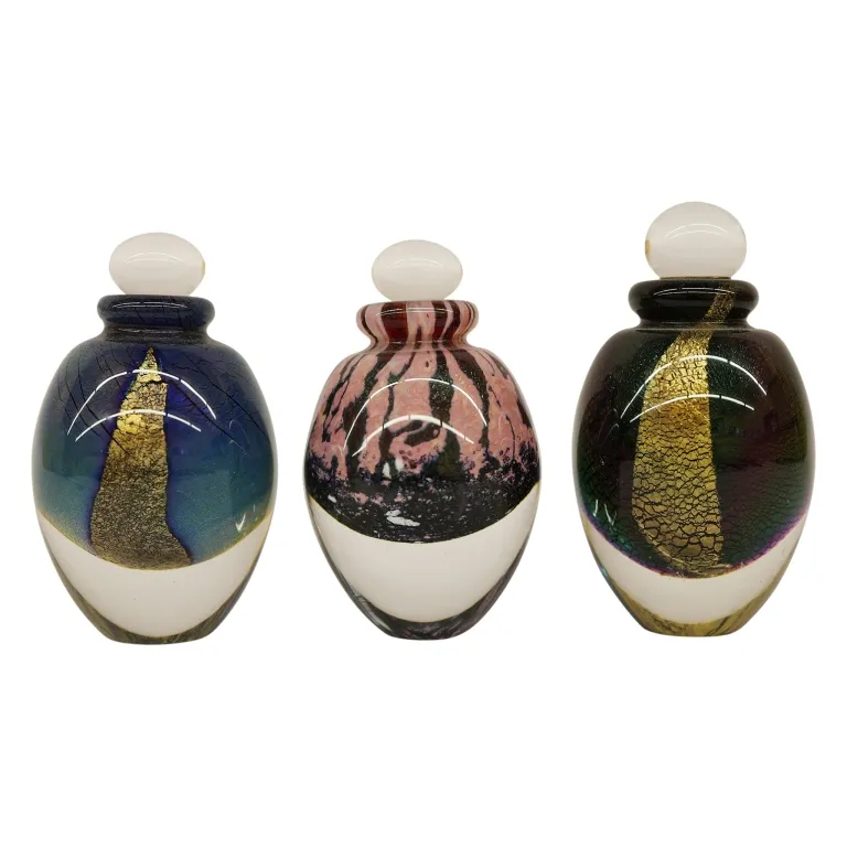 Robert Eickholt Signed Art Glass Perfume Bottles from auction in Spring Valley, New York — image 9
