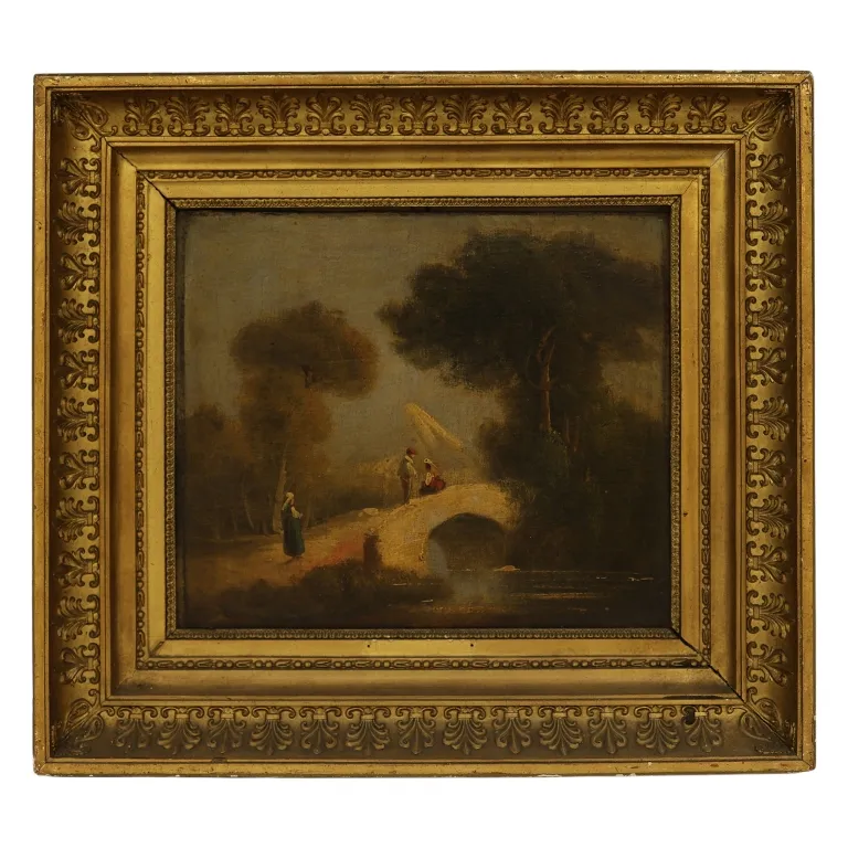Romanticism Landscape Oil Painting from auction in Spring Valley, New York — image 15