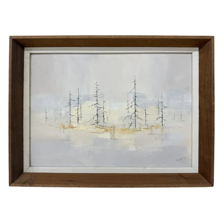 Lewis Croft - Abstract Winter Landscape from auction in Spring Valley, New York — image 21