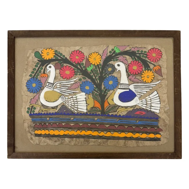 Mexican Amate Bark Folk Art Painting from auction in Spring Valley, New York — image 45