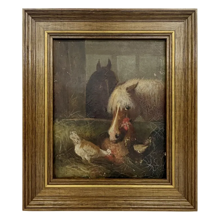 John Frederick Herring Stable Painting from auction in Spring Valley, New York — image 7