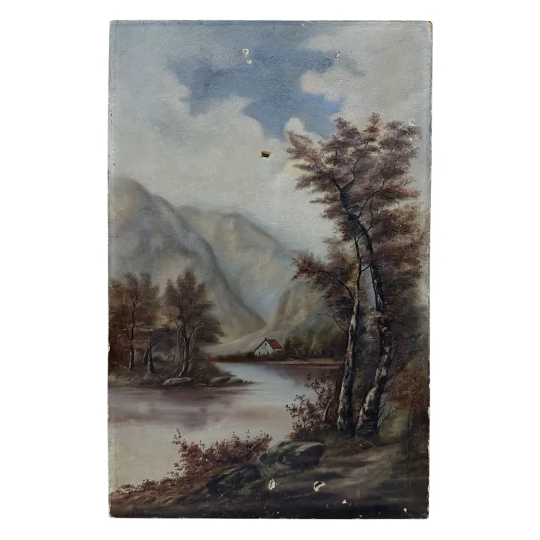 Hudson River School Landscape Oil Painting from auction in Spring Valley, New York — image 14