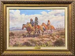 Dabich, George (1922-2013) Apaches, oil on canvas