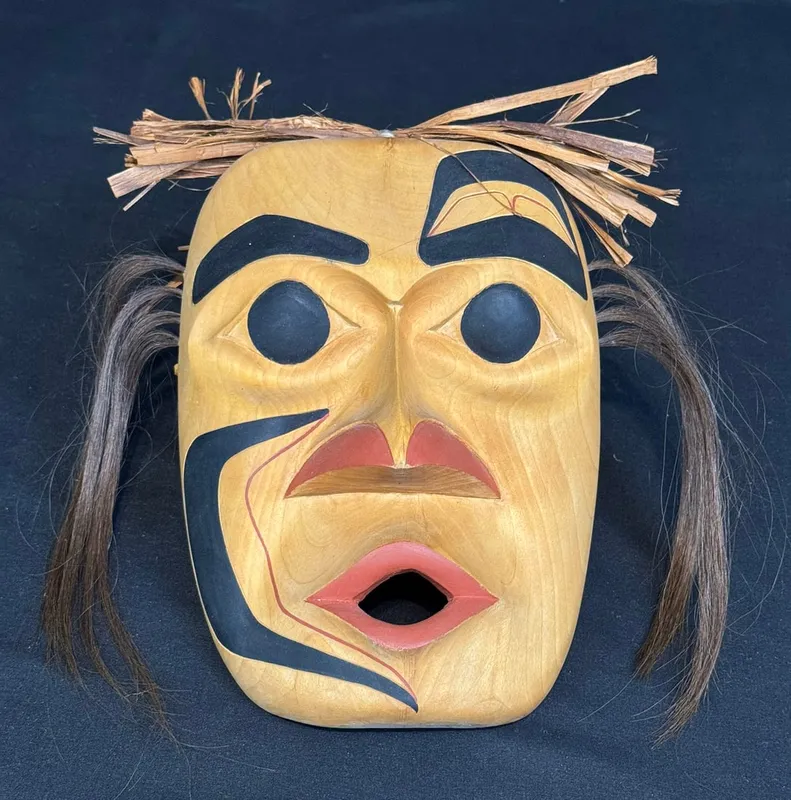 McKay, Geo "The Carver", mask, woodcarving from auction in Lindsborg, Kansas — image 41
