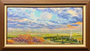 Wilson, Omer, Ribbon Road, Coronado, 1997 acrylic on canvas board