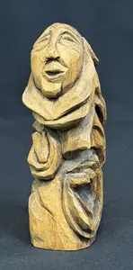 Malm, Norman (1928-2011) monk, woodcarving