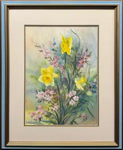 Forsberg, Maleta (1931-2025) The Essences of Spring, 1987 watercolor
