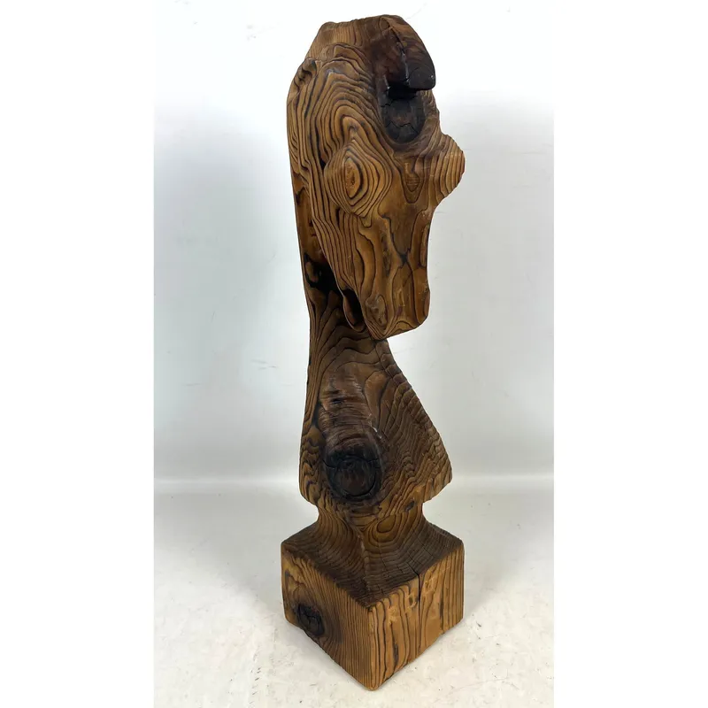 Mid Century Modern Witco Style Carved Wood Abstract Sculpture. from auction in Upper Chichester, Pennsylvania — image 20