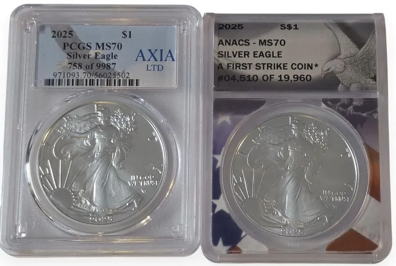 (2) 2025 Silver American Eagle $1 Coins, 2025 from auction in Carmel, Indiana — image 14