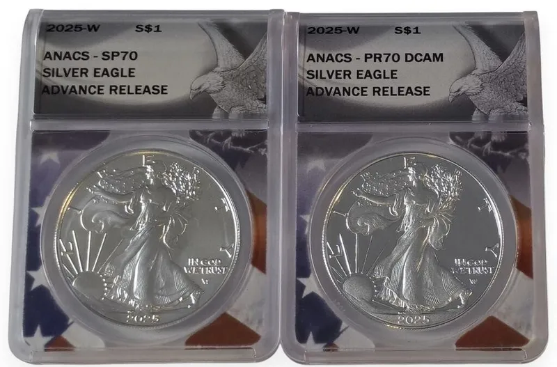 (2) 2025 Silver American Eagle $1 Coins, 2025-W from auction in Carmel, Indiana — image 21