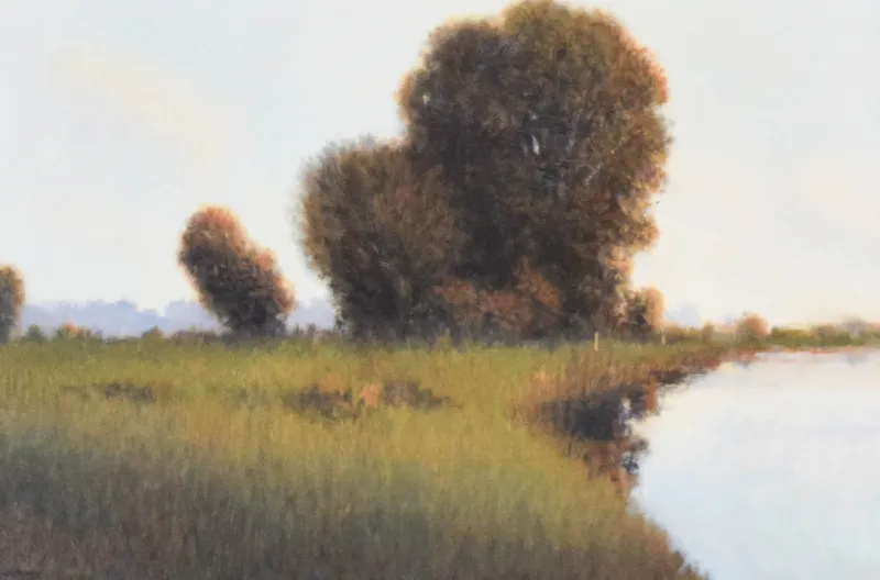 Donald Jurney Oil on Canvas A New Day from auction in Lincoln Park, New Jersey — image 3